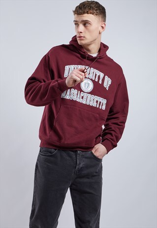 VINTAGE CHAMPION UNIVERSITY OF MASSACHUSETTS HOODIE