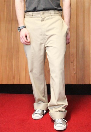 VINTAGE 1980S BEIGE CARHARTT TROUSERS