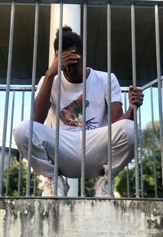 BAAD T-SHIRT WHITE BAAD KINGDOM ( GRAPHIC T-SHIRT BABYLON)