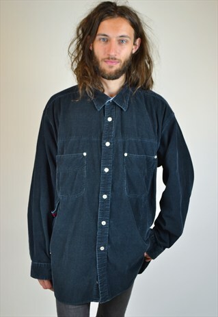 VINTAGE 90'S TOMMY HILFIGER CORDUROY SHIRT