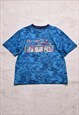 Vintage 1999 Looney Tunes Taz Acid Wash Print T Shirt
