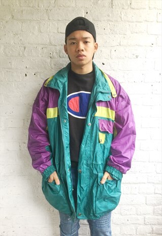 PRINTED WINDBREAKER/CAGOULE (1990'S)