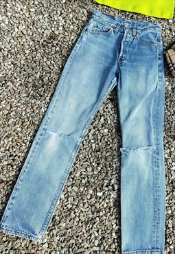 Vintage Premium Straight Leg Blue Levi 501 Jeans