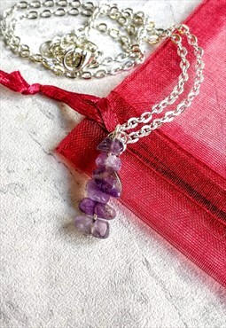 Handmade Amethyst Gemstone Necklace