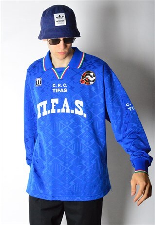 VINTAGE 90S BLUE SPORTS SHIRT