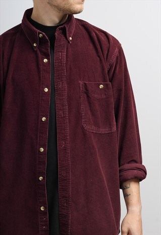 VINTAGE CORDUROY SHIRT PURPLE