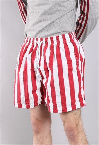 VINTAGE 80'S STRIPED SHORTS