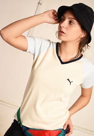 90'S RETRO PUMA ATHLEISURE SPORTS T-SHIRT TEE TOP