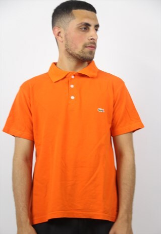 VINTAGE LACOSTE ORANGE POLO SHIRT