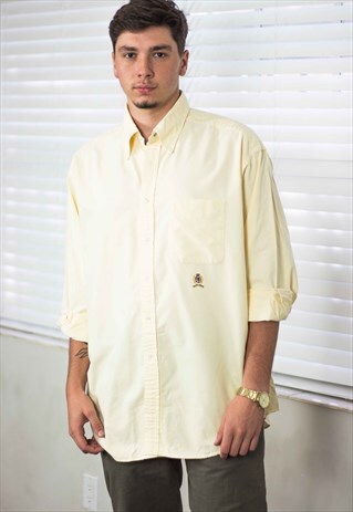 VINTAGE TOMMY HILFIGER SHIRT LOGO 90S X 12.2
