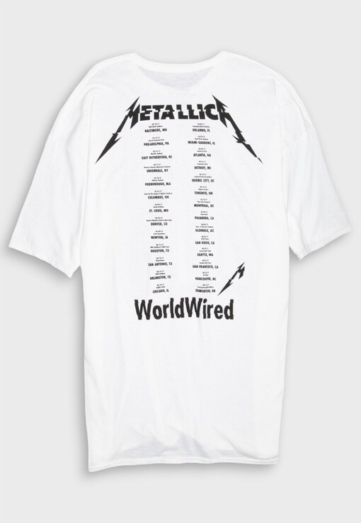 metallica worldwired t shirt