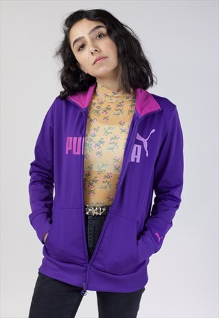VINTAGE PUMA 90'S PURPLE SPORTS JACKET