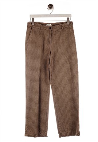 VINTAGE L.L. BEAN CLOTH TROUSERS KICK PATTERN BEIGE