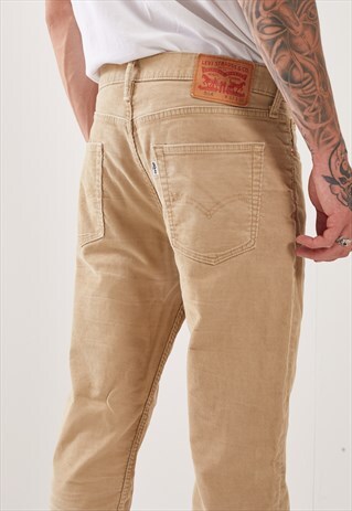 VINTAGE LEVIS 514 STRAIGHT LEG CORDUROY TROUSERS