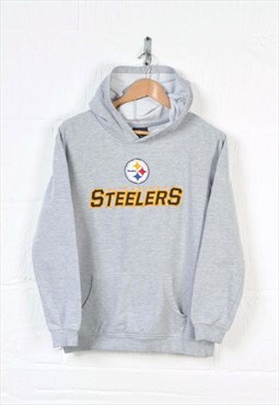 Vintage NFL Pittsburgh Steelers Hoodie Sweatshirt Youth XL