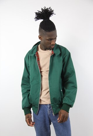 VINTAGE HARRINGTON GREEN 90S JACKET