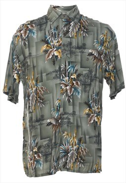 Vintage Pierre Cardin Multi-Colour Floral Hawaiian Shirt - M