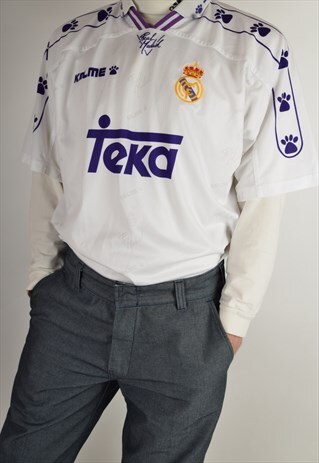 VINTAGE KELME FOOTBALL SHIRT REAL MADRID '94-'96 (3216)