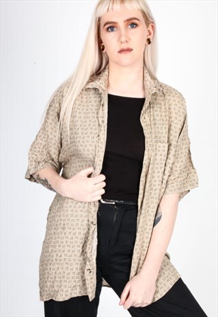 VINTAGE PATTERN SHIRT NS396