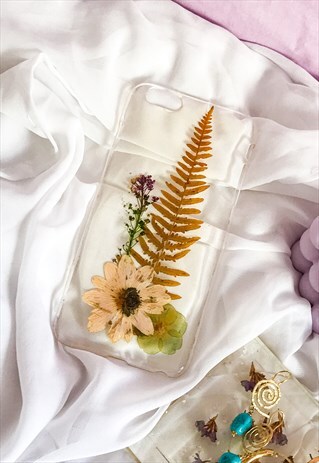 IPHONE 6/6S PLUS PRESSED FLOWER CASE/ FLOWER PHONE CASE