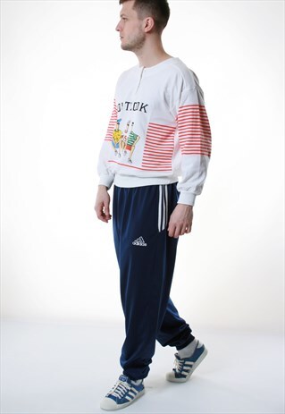 90S VTG RARE ADIDAS SPORT TROUSERS 13517