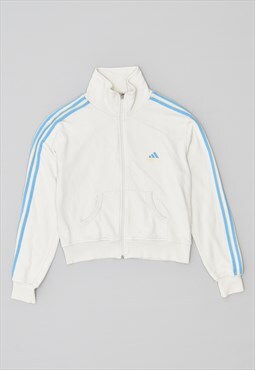 Vintage Adidas Tracksuit Top Jacket White