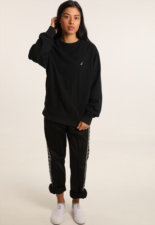 VINTAGE NAUTICA EMBROIDERED LOGO SWEATSHIRT