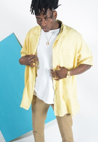 VINTAGE RALPH LAUREN SHIRT IN YELLOW.