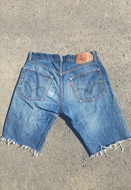 Vintage Levis 501 denim summer shorts W30