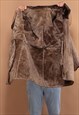 VINTAGE 70'S MEN SHEARLING COAT IN BEIGE