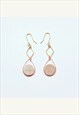 GOLD AND ROSE GOLD DIAMOND DROP FESTIVAL EARRINGS