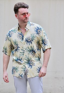 Van Heusen USA 90s Vintage Floral Shirt
