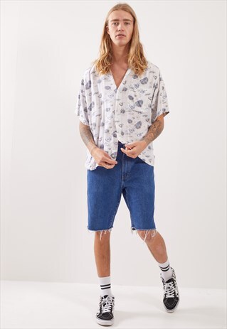 VINTAGE PATTERNED FESTIVAL SHORT SLEEVE SHIRT