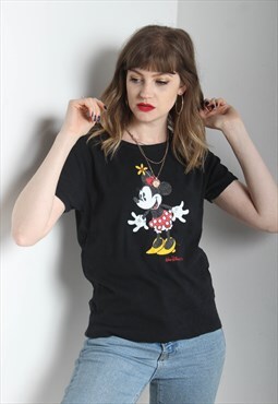 Vintage Disney Mickey T-Shirt Black