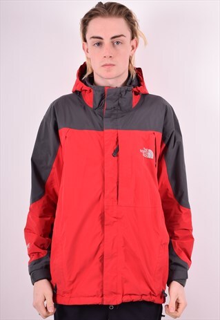 THE NORTH FACE MENS VINTAGE WINDBREAKER JACKET MEDIUM RED 90