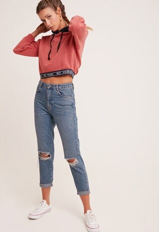 SUBDUED RIPPED BOYFRIEND JEANS