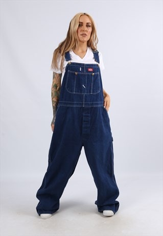 Vintage DICKIES Denim Dungarees PLUS SIZE 18 20 2XL 3XL (AAD | Bich ...