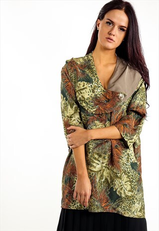 VINTAGE PATTERNED BLOUSE ACBL72