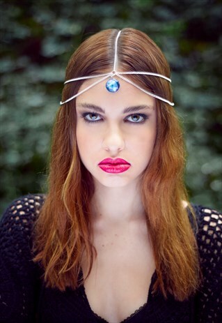 MYSTIC HEADCHAIN, HEADCHAIN, SILVER HEADCHAIN, FESTIVAL
