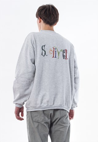 VINTAGE S.OLIVER CREW NECK 90S GREY