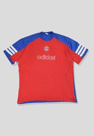 VINTAGE 90S ADIDAS BAYERN MUNICH FOOTBALL CLUB T-SHIRT