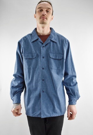 VINTAGE PENDLETON WOOL ORIGINAL BOARD SHIRT