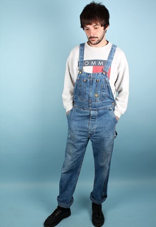 VINTAGE CATERPILLAR DENIM DUNGAREES ASM1321
