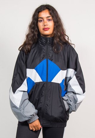 VINTAGE 90'S WINDBREAKER SHELLSUIT TRACKSUIT JACKET