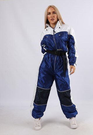 VINTAGE ON AIR FULL SKI SUIT SPORTS SNOW UK 12 M (9KXB)