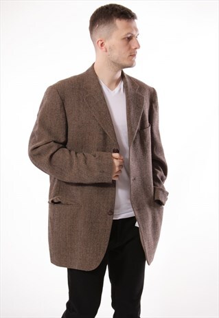 90S VINTAGE VTG RARE KENZO WOL CLASSIC BLAZER JACKET 13147