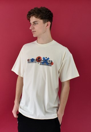 G&G UNISEX NATURAL XO TEE