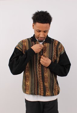 Vintage Men's Tundra Canada Quarter Zip Coogi Style Cardigan