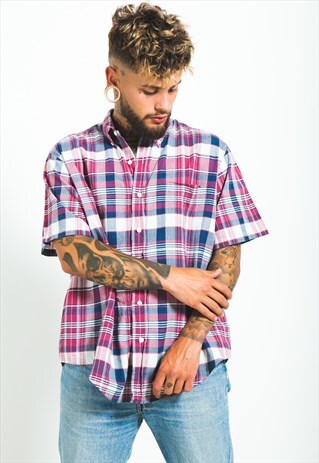 VINTAGE 80 POLO RALPH LAUREN SHORT SLEEVE SHIRT/ S6189