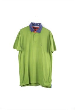 Vintage Tommy Hilfiger Polo Shirt in Green L